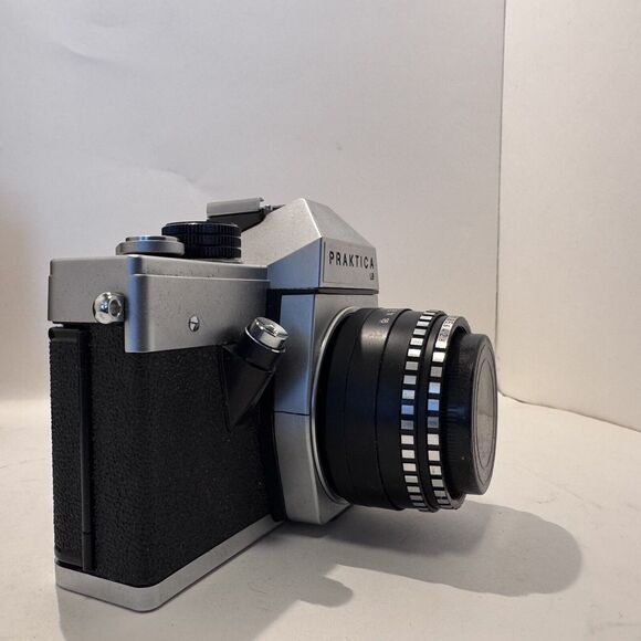 Praktica LB2 35mm Film Camera, Meyer Lens, Pentacon Case, Vintage Strap - Picture 2 of 14
